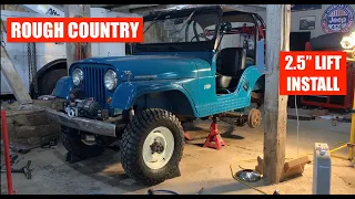 1965 Jeep CJ5 Rough Country 2.5" Lift Kit Install (Part #60030)