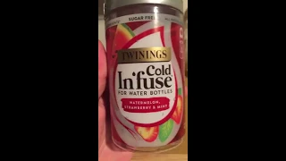 TWININGS COLD INFUSE Drink review Twist