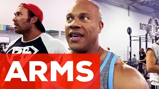 Phil Heath and Mike O’Hearn | Training Arms While Talking Form & Longevity