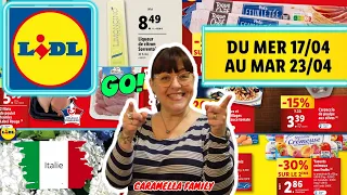 Catalogue LIDL 2024 /Du mercredi 17 au mardi 23 AVRIL inclus/FACE CAM/SUPER PROMOS SEMAINE ITALIENNE