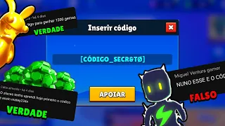 FUNCIONOU?? Testando códigos dos inscritos para ganhar Gemas e Especial no Stumble guys!