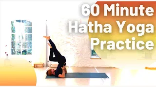 Hatha Yoga Intermediate Personal Practice - 60 Min Yin to Yang - Level 2 at Home Yoga Flow / Class