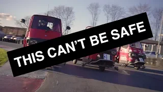THIS CAN'T BE SAFE! - Episode 1: Piaggio Ape Racing | Carfection