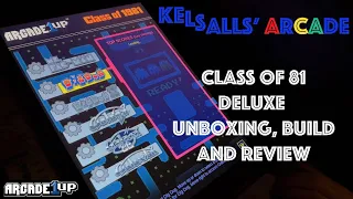 Arcade1up Class of 81 Deluxe (Ms PacMan / Galaga) : Unboxing, Build and Review