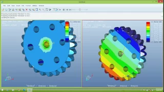 Gear Design and stress,strain analysis using Pro-E Wildfire 5.0