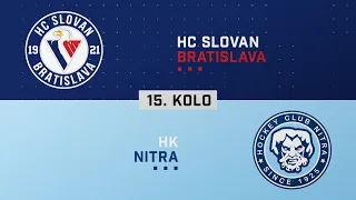 15.kolo HC Slovan Bratislava - HK Nitra HIGHLIGHTS