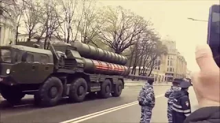 Шествие военной техники в Москве по Новому Арбату (9 мая 2017г)