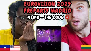 REACTION TO Nemo - The Code (Live at Eurovision PreParty Madrid) | FIRST TIME WATCHING
