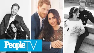 Meghan Markle & Prince Harry Recreate Engagement Pose In First Portrait Since Royal Exit | PeopleTV