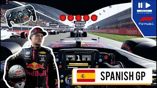 Sprint Race - Spanish GP MAX VERSTAPPEN Onboard RedBull Racing F1 2020