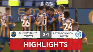 Salop Ease Past The Posh | Shrewsbury Town 3-1 Peterborough United | Emirates FA Cup 22-23