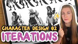 How I Create Iterations of a Character Design | Part 2 My Character Design Process