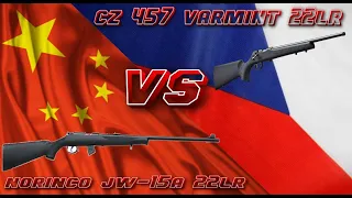 China Norinco JW-15a VS Czech Republic CZ 457 varmit