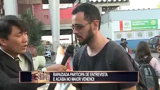 Pegadinha Toninho Tornado e Japa Pedestre vai dar entrevista, e acaba furioso com folgados!