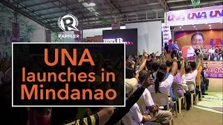 UNA launches in Mindanao