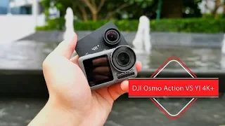 DJI Osmo Action VS YI 4K+