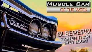 Sleepers! Muscle Cars That Are Faster Than They Look!  Muscle Car of the Week Video Episode 215 V8TV