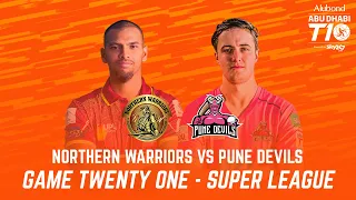 Match 21 Super League I Day 7 I HIGHLIGHTS I Northern Warriors vs Pune Devils I Day 6 I Abu Dhabi