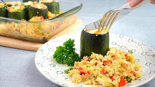 You won't fry the zucchini anymore! Stuffed zucchini from the oven #86