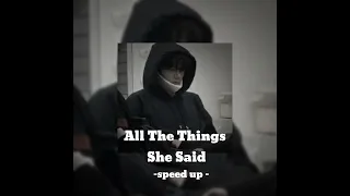 t. A.T.u [All The Things She Said (Speed up)]