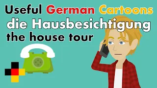 Learn German - house tour - die Hausbesichtigung