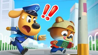 Ten Cuidado al Caminar 🚦🎮 Dibujos Animados 🔍Sheriff Labrador en Español