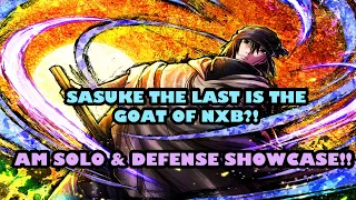 Sasuke The Last Is The GOAT Of Nxb!?! AM Solo & Defense SHOWCASE! (nxb Ninja Voltage)