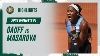 Gauff vs Masarova Round 1 Highlights | Roland-Garros 2023