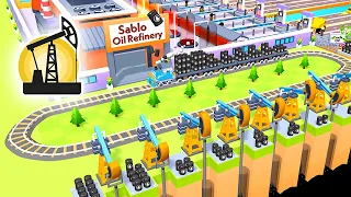 Oil Mining 3D - Petrol Factory Gameplay | iOS, Android, Simulation Game