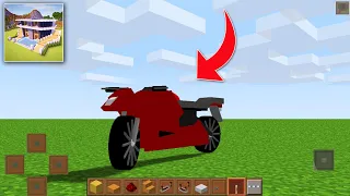 How to Make Working MOTORBIKE in CRAFT WORLD