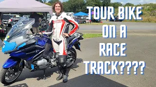 I took my BMW R1200RT Touring Bike ON THE TRACK!