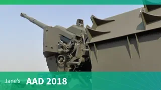 AAD 2018: T5 155mm mounted gun artillery system - Denel