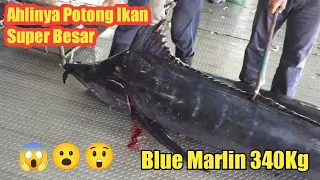 Pemotongan Ikan Blue Marlin 340Kg