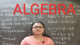 Algebra |Introduction in Tamil (class 6 to 8)