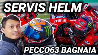 INI DIA HELM PECCO BAGNAIA P3 QATAR GP | RACING SERVICE HELMET