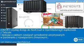 (OMV#7) Uzyskaj dostęp do NextCloud w OMV skądkolwiek z Tailscale. I dyskusja: selfhosted vs cloud