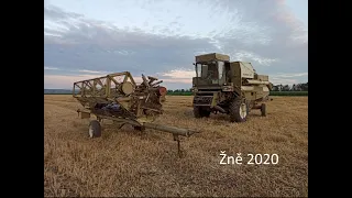 DenNavsi #2 Žně 2020 den 2|Opět mlátíme ozimou pšenici|Fortschritt E514