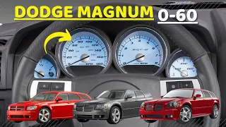 Dodge Magnum 0-60 & 1/4 Mile Acceleration Videos – Every Engine Shown (2005-2008 V6 & V8s)