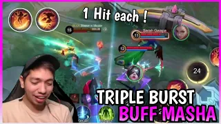 New Burst Buff Masha with a twist | Masha Gameplay | MLBB