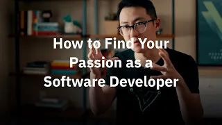 How to find your passion as a Software Developer | from Vue.js creator Evan You