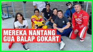 DITANTANGIN BALAP GOKART - SIAPA YANG MENANG?