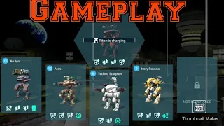 War Robots  Ares  Techno Scorpion  Ao Jun  Ivory Ravana  Beacon Rush Gameplay