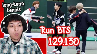 BTS Long-Term Tennis Project - Run BTS 129 130 Reaction