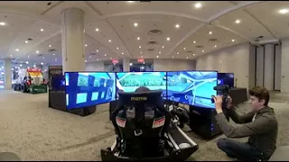 VIRTUALLY DRIVING A CAR IN 360 AT THE NEW YORK AUTO SHOW