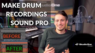 How to get pro-sounding Drums with Sample Layering #StudioOneMinute