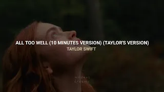 Taylor Swift - All Too Well (10 Minutes Version) (Taylor's Version) | Español & English