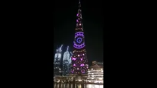 How it looks BURJ KHALIFA DUBAI TOWER? VIDEO MAPPING