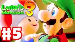 Luigi's Mansion 3 - Gameplay Walkthrough Part 5 - Rescuing a Toad! 3 Boos! (Nintendo Switch)