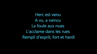 Hercule - De Zéro en Héros - Paroles