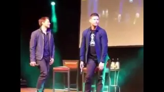 Jensen Ackles and Misha Collins Dancing to Uptown Funk